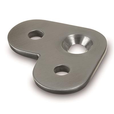 Handrail connecting plate, 90°, Q-line, MOD 1802, 304