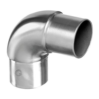 Flush elbow, 90°, curved, Q-line, MOD 0305, 316