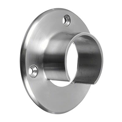 Wall flange for cap rail, Easy Glass, MOD 6505, 316