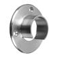 Wall flange for cap rail, Easy Glass, MOD 6505, 304